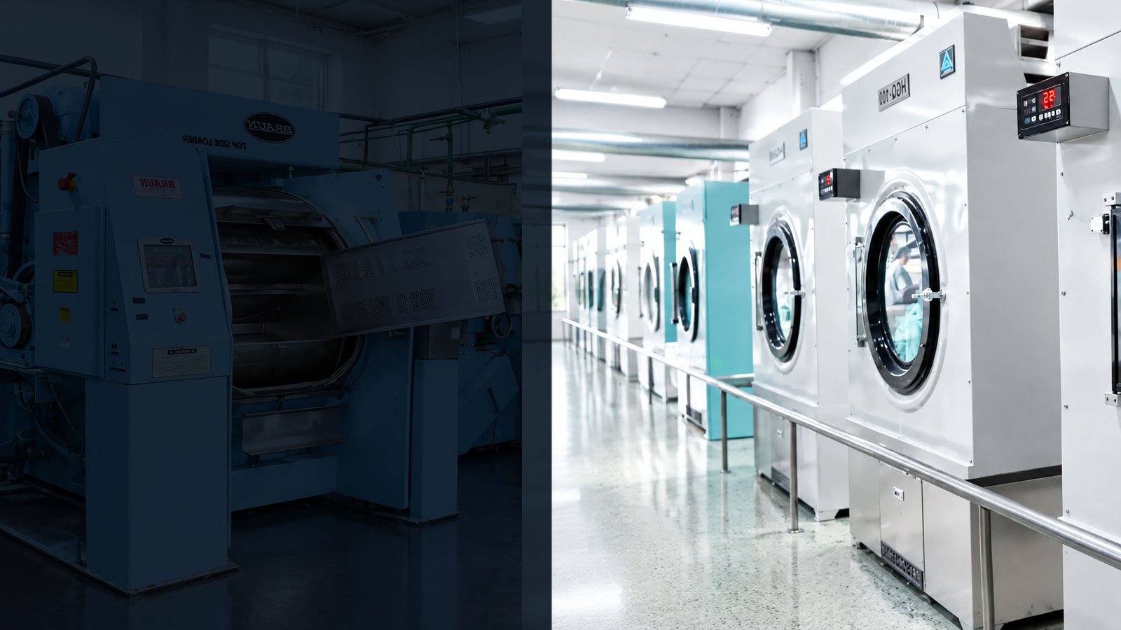 Planta industrial de procesamiento de textiles sanitarios